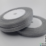 ริบบิ้นดิ้น สีเงิน ยาว 25 หลา