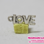 จี้,ตัวห้อยซิป สีนิเกิล LOVE