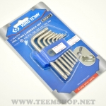 KINGTONYประแจ L ท็อกซ์ มีรู 7 ตัวชุด T10-T40 NO.20407PR