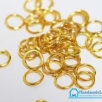 ห่วงกลม สีทอง ขนาดห่วง 5 mm.