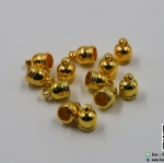 ตัวครอบ สีทอง แบบโดม ขนาด 8*12 มม.