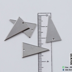 จี้โลหะ สไตล์มินิมอล ( minimal style ) รูปสามเหลี่ยม สีนิเกิล