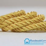 เชือกพันเกลียว สีเหลือง ขนาด 5 mm.