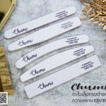 Chumi ตะไบเล็บ ตะไบหยาบ 100/180 (ใส้ม่วง) ตะไบเล็บเจล เล็บต่อ เล็บอะคริลิค หลากหลายรูปทรง ราคาประหยัด