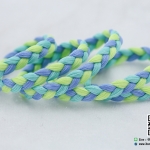 เชือกผ้าถัก ขนาด กว้าง 6 มม สี TA68+TA323+TA324