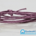 เชือกคอตตอน ขนาด 1 mm. สีม่วงอ่อน