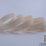 ริบบิ้นผ้า กรอสเกรน สีครีม (02)