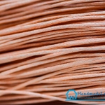 เชือกคอตตอน ขนาด 1 mm. สีโอรส