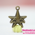 จี้ สีทองรมดำ รูปดาวติดปีก