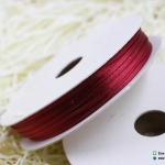 เชือกหางหนู สีเลือดหมู [101] ขนาด 2 มิล [อย่างดี เนื้อนุ่ม]