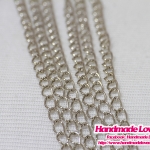 โซ่ 4*3 MM. สีนิเกิล