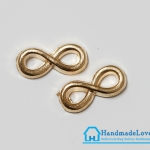 จี้,ตัวห้อยซิป สีทอง รูปอินฟินิตี้