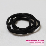 ยางรัดผมผ้าสีดำ [บรรจุ 20 ชิ้น]