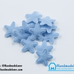 ดาวตกแต่งสีฟ้า ขนาด 10 มิล [แพ็ค 30 ชิ้น]