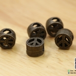 จี้โลหะ วินเทจ สีทองรมดำ รูปพีช