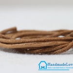 เชือกหนังกลม ขนาด กว้าง 2 mm.