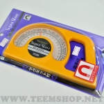 Ebisu-D ระดับน้ำแบบจานองศา มีแม่เหล็ก No.ED-20SSMY (สีเหลือง) Made in Japan