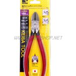 KEIBA คีมปากเฉียง ด้ามบาง N-206S- 6" รูเดียว Made in Japan