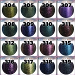 ลด ลด ลด ล้าง สต๊อก!! สีเจล LUXURY FINGER เนื้อกากเพชร แวววาววิ้งๆ สวยเวอร์ๆ ขวดดำ