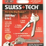Swiss Tech Utili-Key 6 in 1 พวงกุญแจเครื่องมืออเนกประสงค์