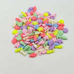 ลูกปัดทะเลรวม สีพาสเทล (คละสี) บรรจุ 100 กรัม (ประมาณ 500 ชิ้น)