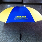 ร่มกอล์ฟ30นิ้ว ชั้นเดียว ผ้าUV โครงไฟเบอร์ มือเปิด สกรีนโลโก้