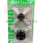 BROWN ชุดบล็อกสี่แฉก2ตัวชุด D640 4x5x5.5x6 - 7x8x9x10mm. made in JAPAN