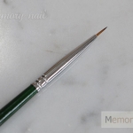 (ด้ามเขียว) พู่กันเพ้นท์เล็บ ปลายแหลมสั้น ใช้ตัดเส้น วาดลายดอกไม้ขนาดเล็ก อุปกรณ์เพ้นท์เล็บ