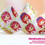 ริบบิ้นผ้าพิมพิ์ลายการ์ตูน ยาว 5 หลา