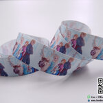 ริบบิ้นผ้า พิมพิ์ลายเจ้าหญิง Disney ขนาด 25 มิล