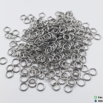 ห่วงกลม สีนิเกิล ขนาด 5 มม.