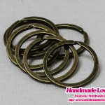 พวงกุญแจสีทองรมดำ ขนาด 3 ซม (ไม่มีโซ่)