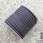 เชือกหนังชามุด สีเทา (5 mm.)