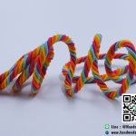 เชือกพันเกลียว สีรุ้ง (N172) ขนาด 5 mm.