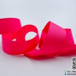 ริบบิ้นผ้าสีชมพูเข้ม [สีพื้น]