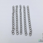 โซ่ปรับระดับสีทองรมดำ ขนาดยาว 7 ซม. (ไม่มีตุ้ม) [งานจีน] [แพ็ค 10 ชิ้น]