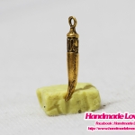 จี้,ตัวห้อยซิป สีทอง รูปงาช้าง