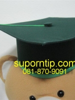 หมวกเขียวเนตรนารี-เขียวไมโล หมวกบัณฑิตน้อย หมวกรับปริญญา หมวกอนุบาล ประถม มัธยม