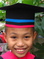 หมวก-ดำ-ฟ้า-ชมพู หมวกบัณฑิตน้อย หมวกรับปริญญา หมวกอนุบาล ประถม มัธยม