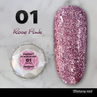 เจลกากเพชร รหัส PP-01 Rose Pink