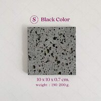 สีดำ S 10x10 cm.