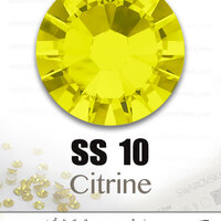 เพชรสวารอฟสกี้ ขนาด SS 10 ซองใหญ่ สีเหลือง Citrine 249 มี 1440 เม็ด