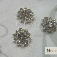 AY-030 ทรงดาวล้อมเดือน สีขาว 5 ชิ้น