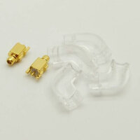 X-Tips ขั้ว DIY สำหรับทำสายขั้ว MMCX (Shure) สีใส หัวงอ