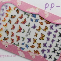 สติ๊กเกอร์ติดเล็บ แบบติดด้านหลัง รหัส PP-07