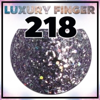 สีเจล LUXURY FINGER ขวดดำ รหัส 218