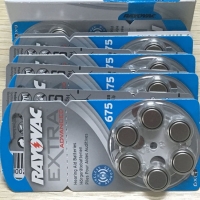 ถ่านกระดุม rayovac A675 10 แพ็ค ( x60 เม็ด )