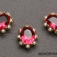 โลหะประดับเพชร AY-374 มี 3 ชิ้น