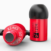 ขาย KZ ED3M (มีไมค์) หูฟังระดับ HIFI เสียงดี ซาวสเตจกว้าง (สีแดง)