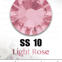 เพชรสวารอฟสกี้ ขนาด SS 10 ซองใหญ่ สีชมพูอ่อน Light Rose 223 มี 1440 เม็ด